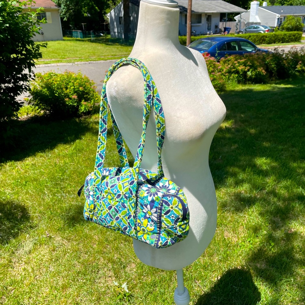 Vera Bradley’s Floral Print Quilted Cotton Satchel